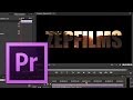 Adobe Premiere Pro - #19: Text Masking