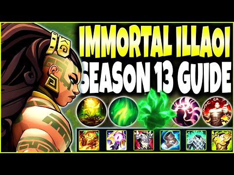 Our Immortal Illaoi Season 13 Build Guide got HEALS AND OP TRUE DMG LoL Top  Illaoi s13 Gameplay 