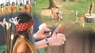 गुरु दक्षिणा, दाहिने हाथ का अंगूठा दिया एकलव्य ने || Eklavya Ki Kahani || Story of Mahabharat