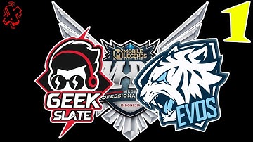 Geek Slate vs EVOS Legends Game 1 (Playoffs Day 1) MPL ID Season 11 - Highlights