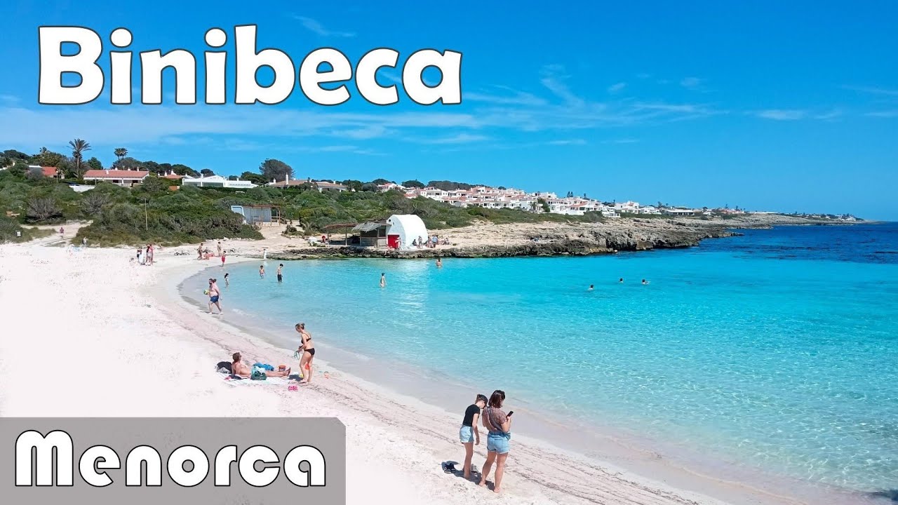 Binibeca Beach Menorca | Beautiful family beach near the famous white village of Binibeca Vell