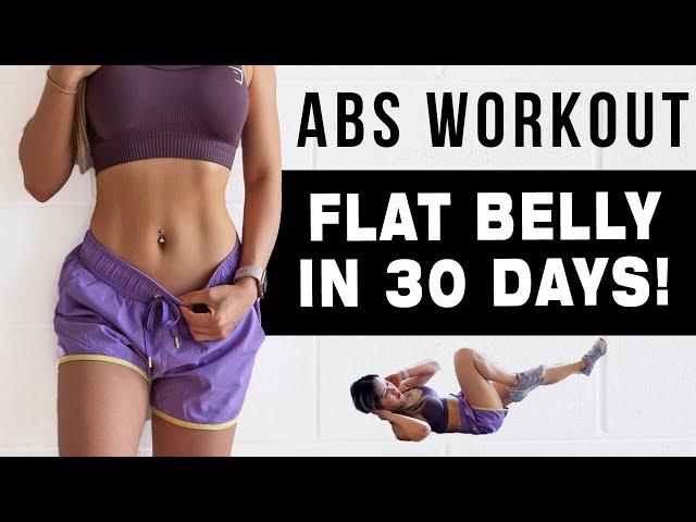 10mins ABS workout to get flat belly in 30 days ! 