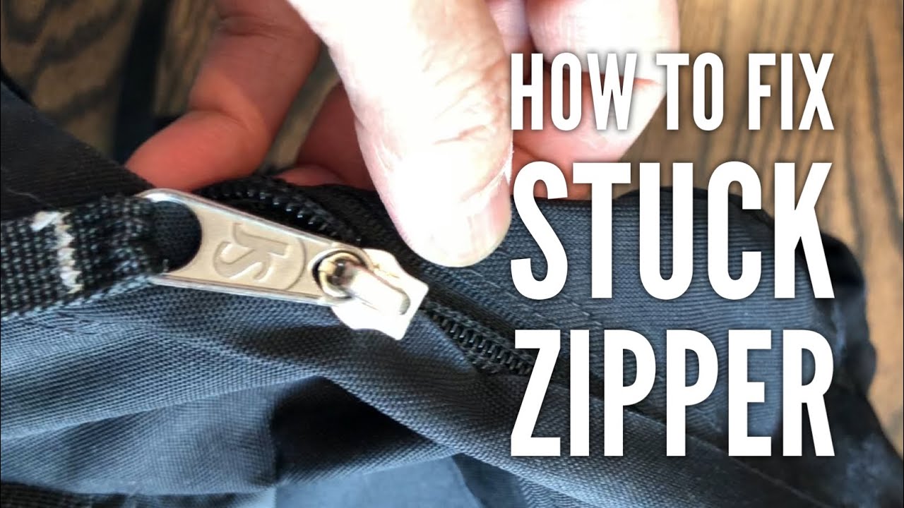 How To Fix Backpack Zipper How to Fix a Stuck Jammed Zipper (Quick and Easy) - YouTube
