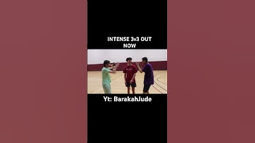 HOOPER GETS PRESSED IN INTENSE 3v3…🔥🔥 #basketball #shortsfeed