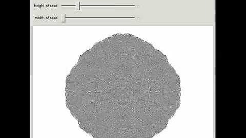 Almost-Circular Cellular Automaton