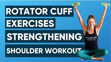 Rotator Cuff Exercises for Injury Recovery and Injury Prevention Strengthening Shoulder Workout