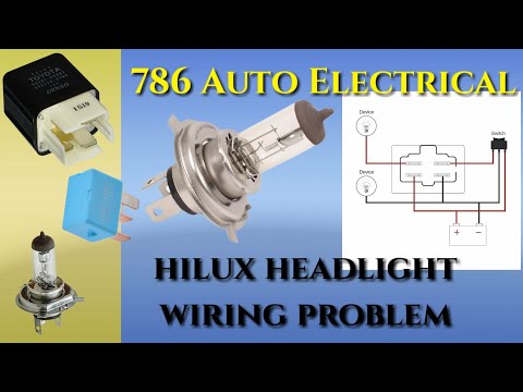 how to check Toyota hilux headlight wiring problem