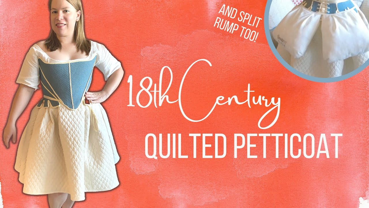 Creating an 18th Century Silhouette with a Naturally Curvy Bottom - What No One Ever Tells You!