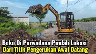 Beko Di Purwadana Pindah Lokasi Dari Titik Pengerukan Awal Turun