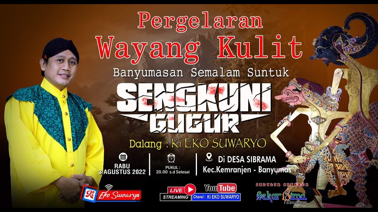 LIVE WAYANG KULIT DALANG KI EKO SUWARYO LAKON SENGKUNI GUGUR