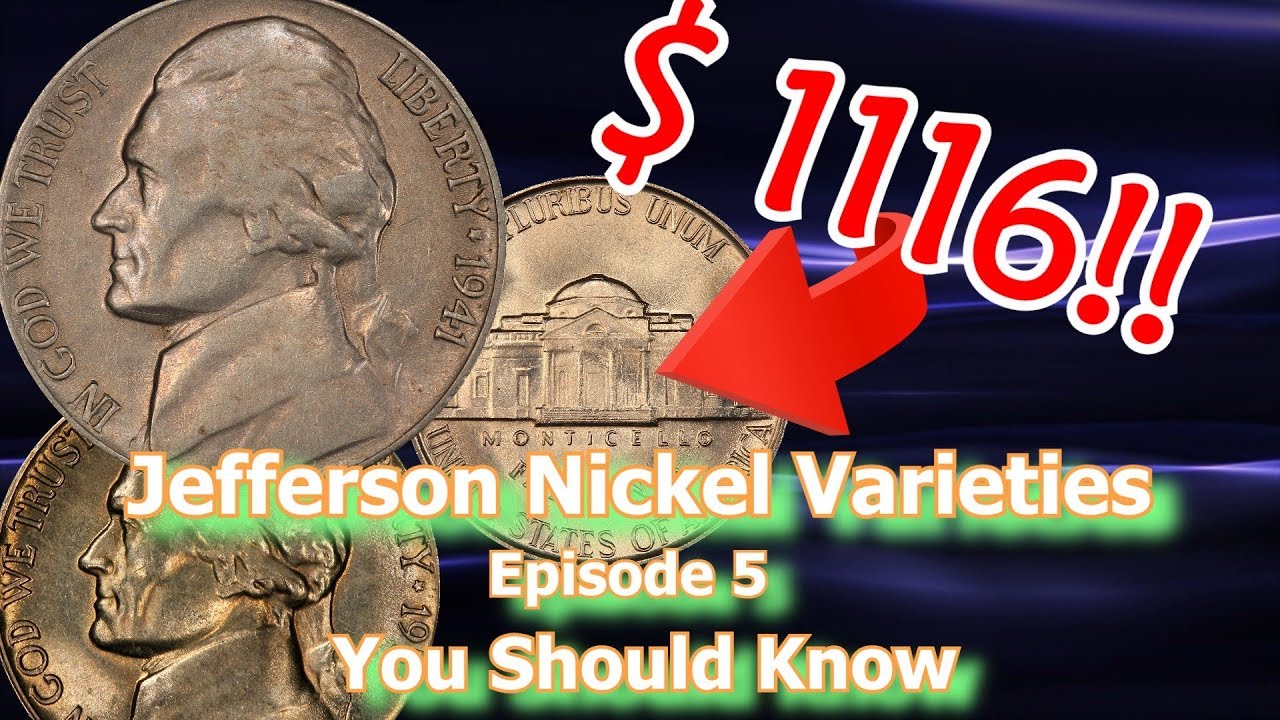 Jefferson Nickel Varieties You Should Know Ep.5 - 1941, 1945, 1953