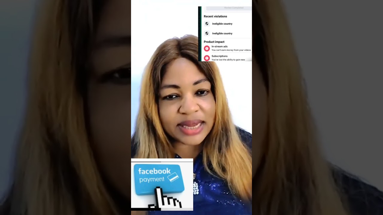 monetization with out restriction , violation or ineligible country on ur Facebook page