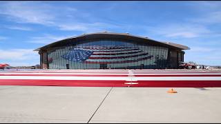 Massive U.S. flag cleaned ahead of nation's 250th anniversary