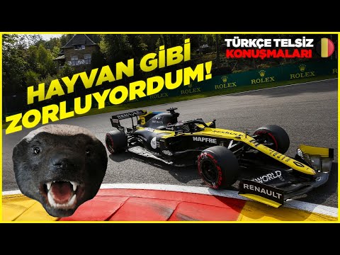 F1 2020 Belçika GP | Takımların Türkçe telsiz konuşmaları!