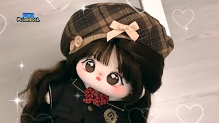 Uni Plush Doll: Stylish 20cm cotton doll.