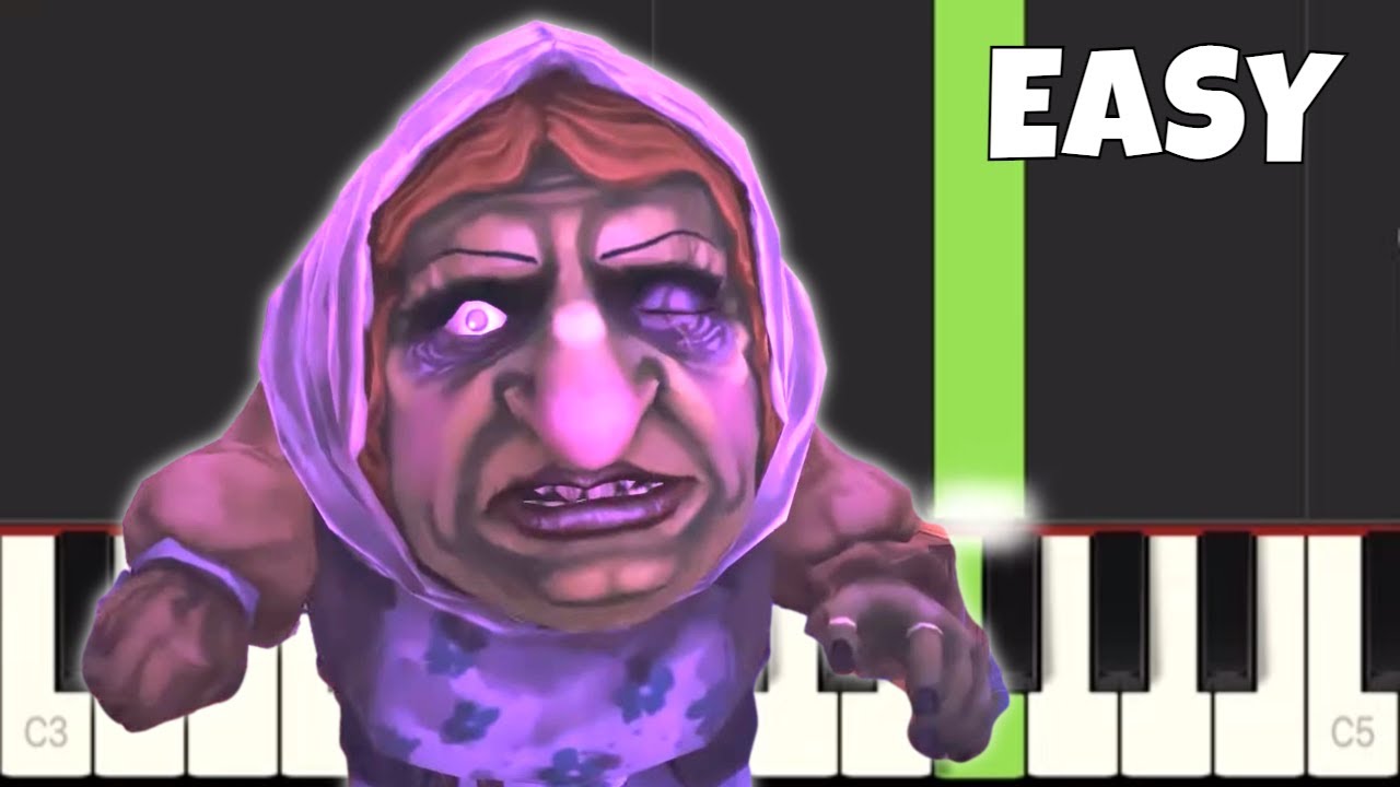 Witch Cry Theme - EASY Piano Tutorial - Keplerians Game