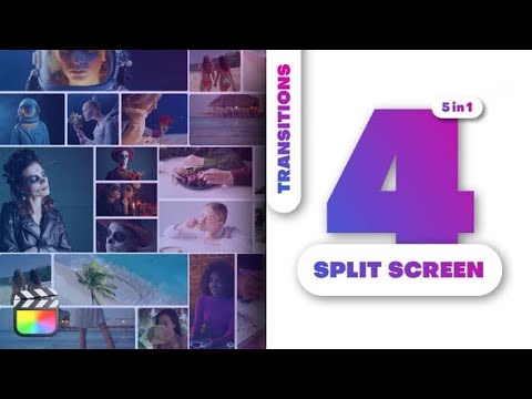 Apple Motion Template: Multiscreen Transitions | Split Screen
