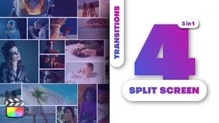Apple Motion Template: Multiscreen Transitions | Split Screen