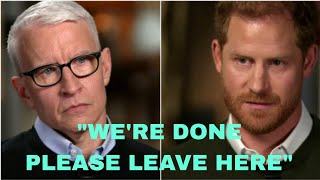 Prince Harry Kicked Off 60 Minutes After Heated Argument With Anderson Cooper