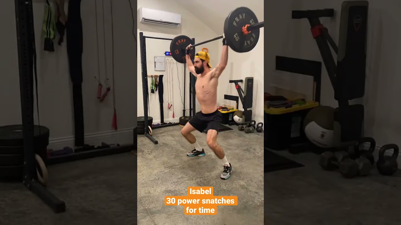 Benchmark CrossFit workout - Isabel, 30 power snatches for time