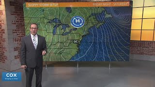 Wintry mix to create slick roads Saturday morning in DC, MD, VA