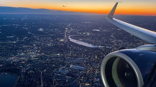 STUNNING Dusk Arrival into Boston Logan | Delta Airlines Airbus A321-271NX ~ KBOS
