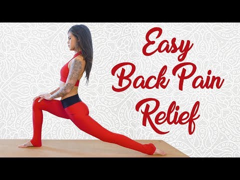 Relaxing Yoga Class for Back Pain with Julia Jarvis | Beginners Stretches for People Who Sit All Day