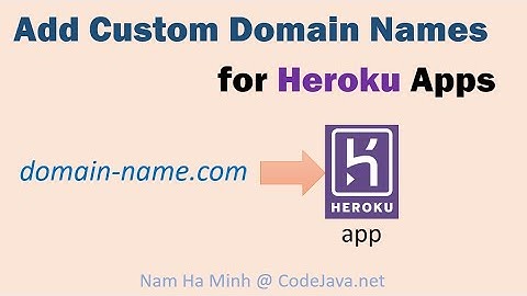 How to Add Custom Domain Names for Heroku Apps