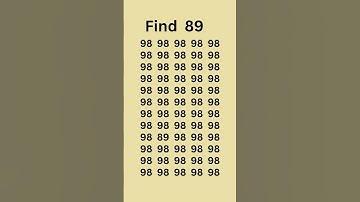 can you find 89? #brainmasti #game #mathematics #braintestsolution #maths