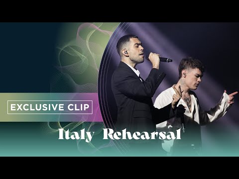 Mahmood & Blanco - Brividi - Exclusive Rehearsal Clip - Italy ?? - Eurovision 2022