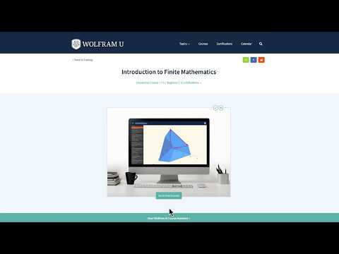Course Preview: Introduction to Finite Mathematics