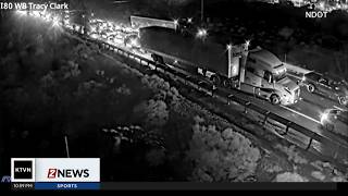 Multiple crashes on I-80 cause massive traffic backups one arrest made for impairment