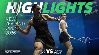 Malik V Hany New Zealand Open 2026 Round 2 Highlights
