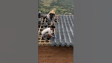 Roof Tiles Installation Process- Goodtools and machinery make work easy