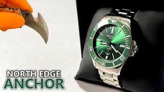 Automatic Mechanical Watch - North Edge ANCHOR 42mm - Elegant and Beauty - Quick UNBOXING ASMR