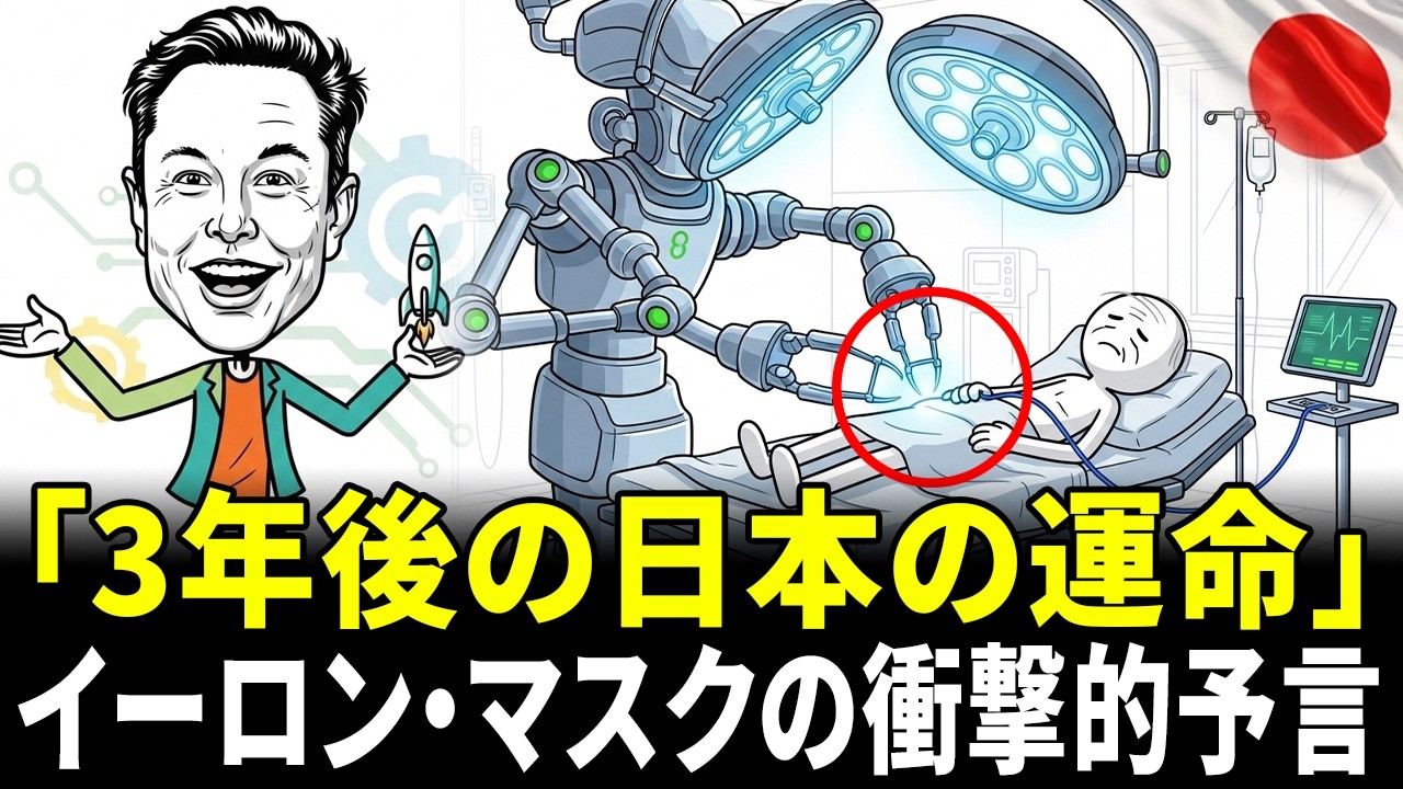 イーロン・マスクの警告：3年以内にあなたの預金が紙切れになる可能性（ロボット時代の生存戦略）