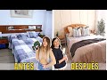 ¡RENOVACIÓN DORMITORIO EXTREMA! (Todo restaurado)❤️ ESTILO Boho-CHIC y NORDICO 💪 GRAN cambio 😱