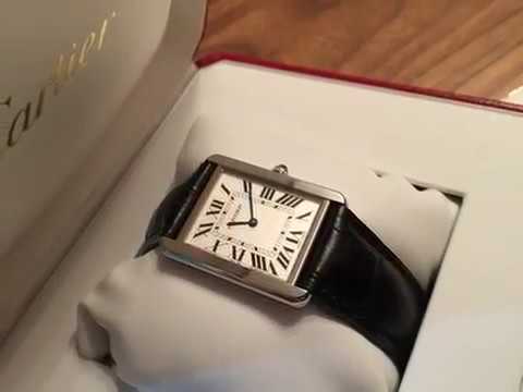 cartier tank solo unboxing
