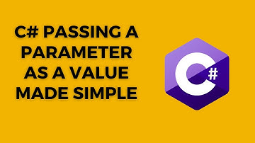 .NET 6 Tutorial: Passing Parameter as a Value