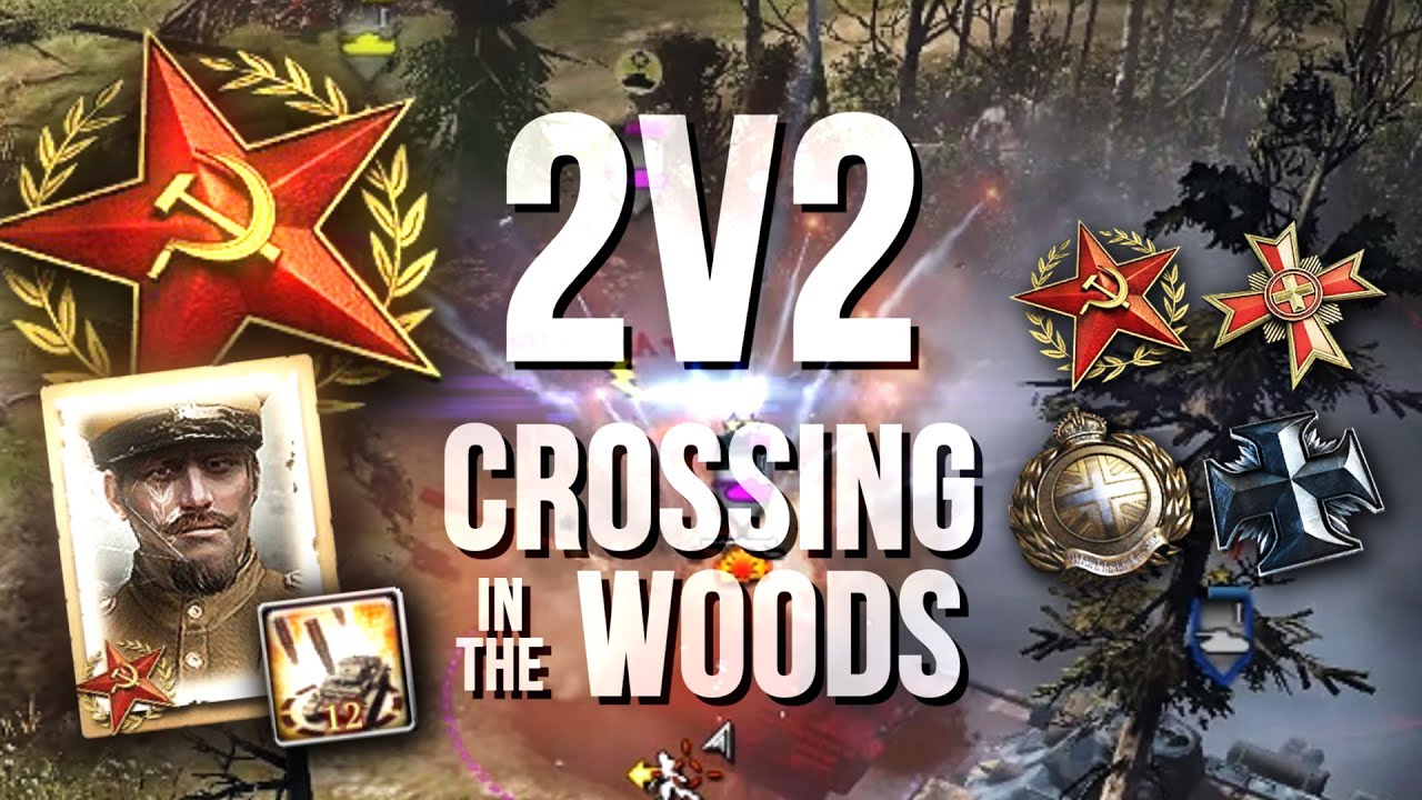 ANTI-TANK OVERWATCH [2v2] [SOV] [Crossing in the Woods] — Full Match of CoH2