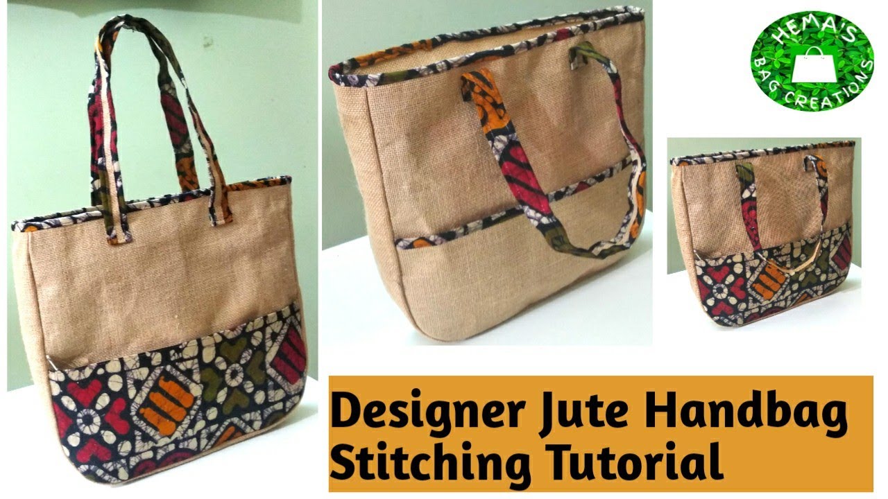 How to make Jute Purse 💓 | No Sew || DIY Jute Purse - YouTube