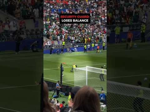 He Manages To Almost Escape The Security Guards!! 😳😬 #shorts #worldcup #escape