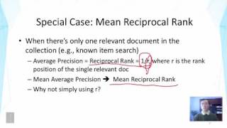 DATA MINING   2 Text Retrieval and Search Engines   Lesson 3 4 Evaluation of TR Systems   Evaluating