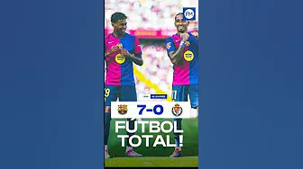 Le FC Barcelone explose le Real Valladolid et reste en tête ! #Short #teamfootmercatosport thumbnail