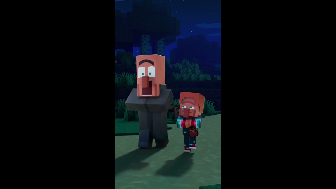 VILLAGER TRICK OR TREAT A MINECRAFT HALLOWEEN Shorts