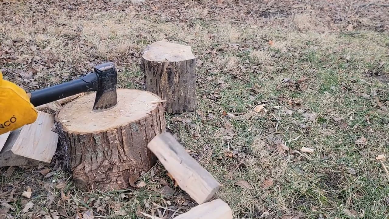 DeWalt Exo-core 20 Oz camp Axe Review - YouTube