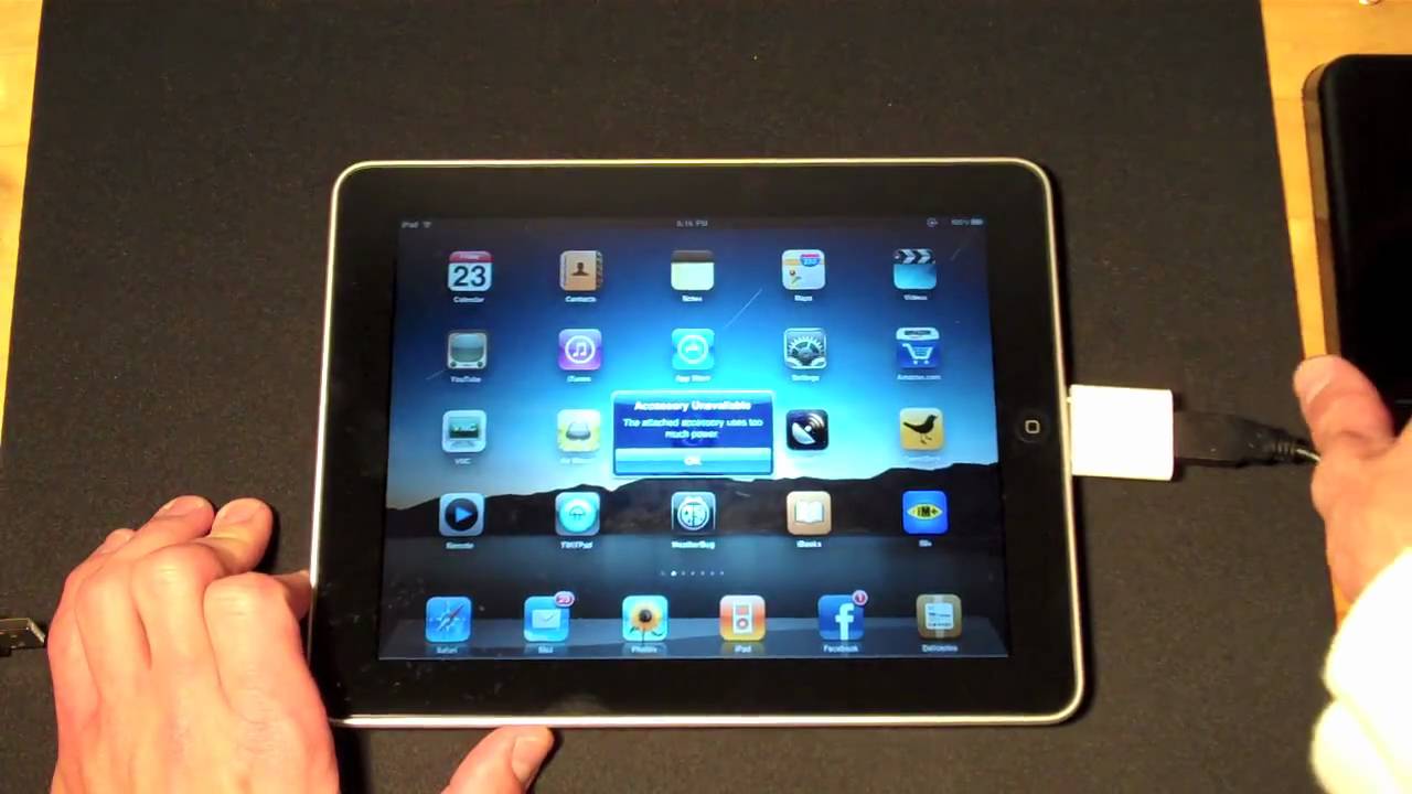 Apple iPad: Connecting External Drives - YouTube