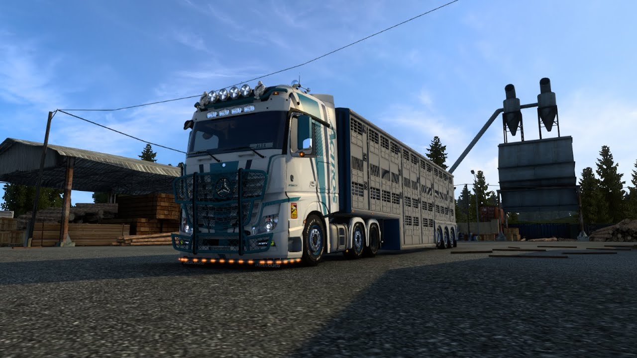 ETS2: Mercedes Benz Actros MP5 - 1.47 v 2.0 Trucks, Mercedes Mod