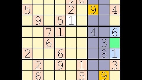 How to Solve The Toronto Star Five Star Sudoku  24 June, 2023