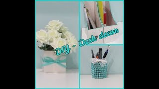 DIY - desk decor - Decoriamo la scrivania - tutorial decorazioni fai da te